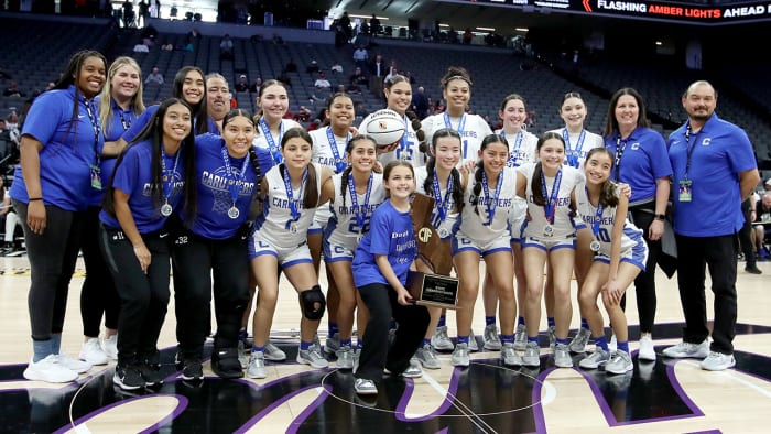Granada Hills Charter vs Caruthers girls basketball CIF State D3 Final March 8, 2024 Photo-Dennis Lee20